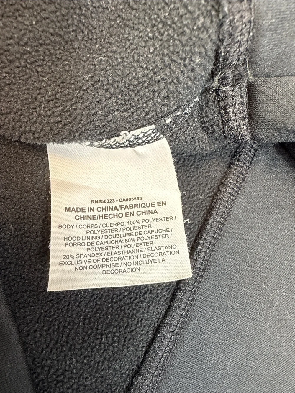 Nike Black Crewneck Hoodie with Gold Swoosh